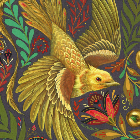 Golden Bird print