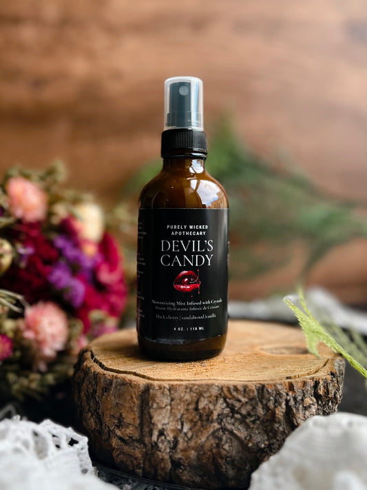 Devil's Candy - Crystal Infused Moisturizing Mist - Dark Romance Collection