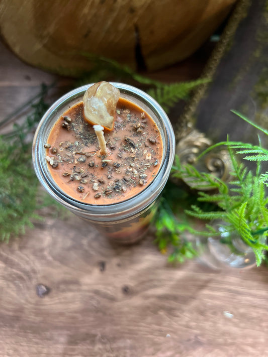 The Phoenix : Rebirth & Renewal Message from Spirit - Pillar Prayer Candle