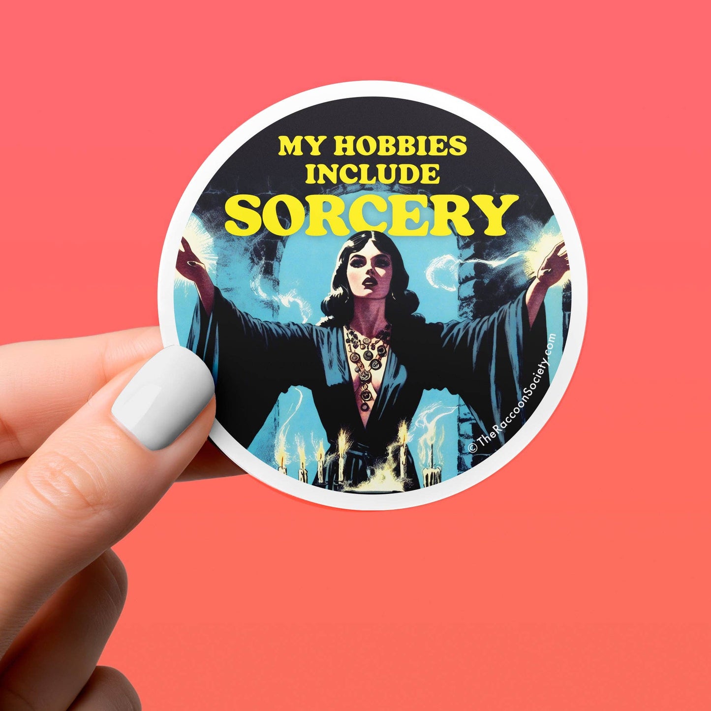 MY SORCERY HOBBY - Retro Funny Sticker