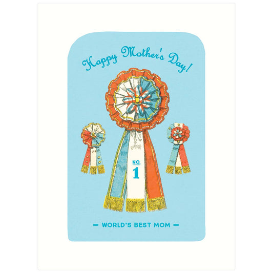World's Best Mom Mother's Day Greeting Card