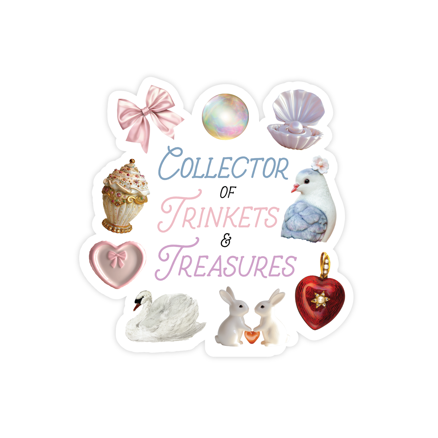Collector of Trinkets & Treasures Sticker