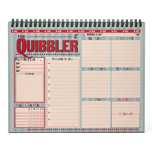 Harry Potter The Quibbler Undated Weekly Planning Pad (8x10)