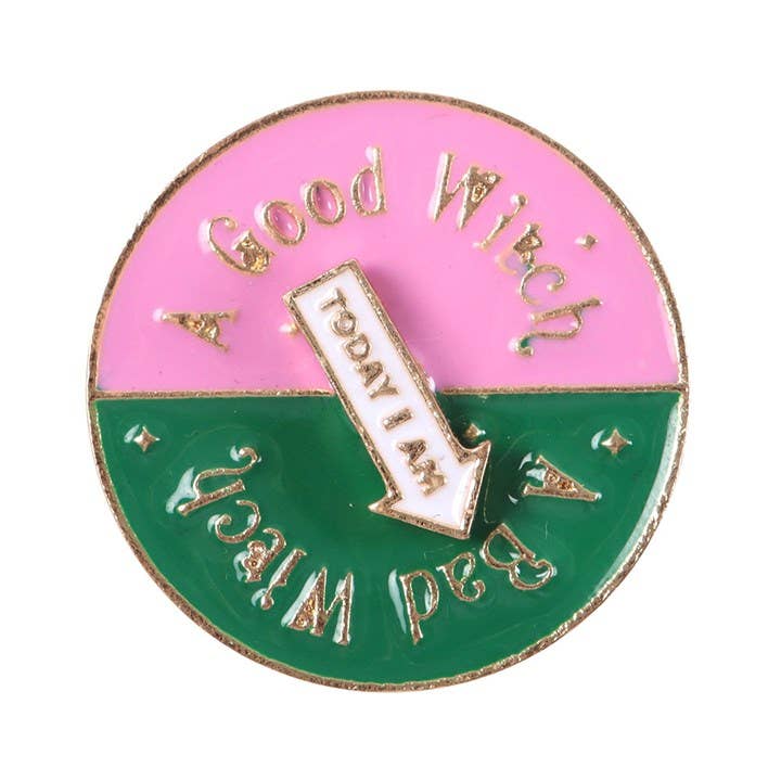 Which Witch Are You? Spinning Pin Badge