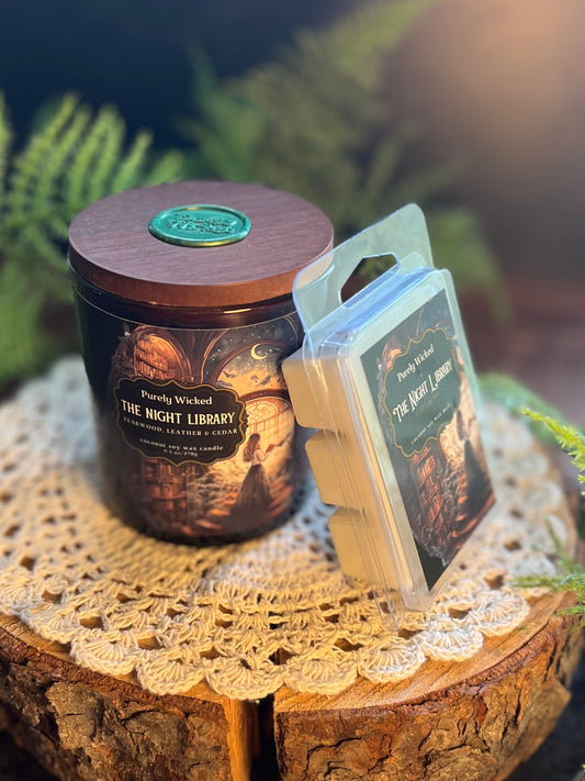 The Night Library Luxury Soy Candle - Fall Collection