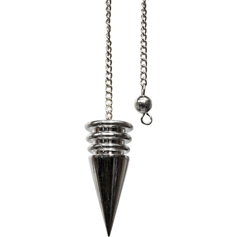 Silver Plated Chambered Pendulum