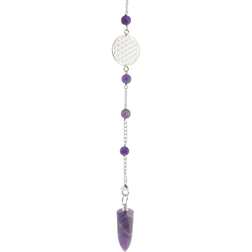 Pendulum Amethyst/Flower of Life