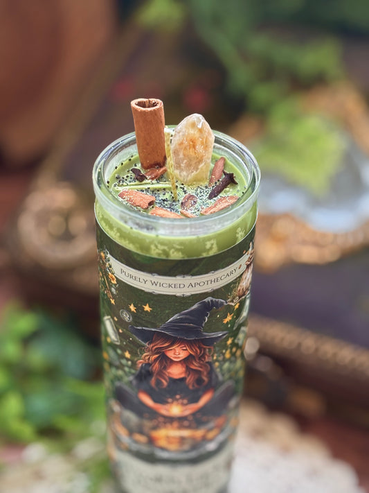 Wealth, Luck and Prosperity Pillar Prayer Candle