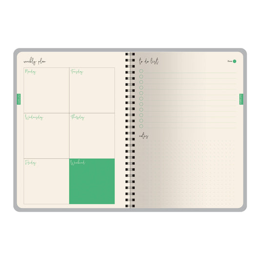 Spiral Weekly Diary - Owls