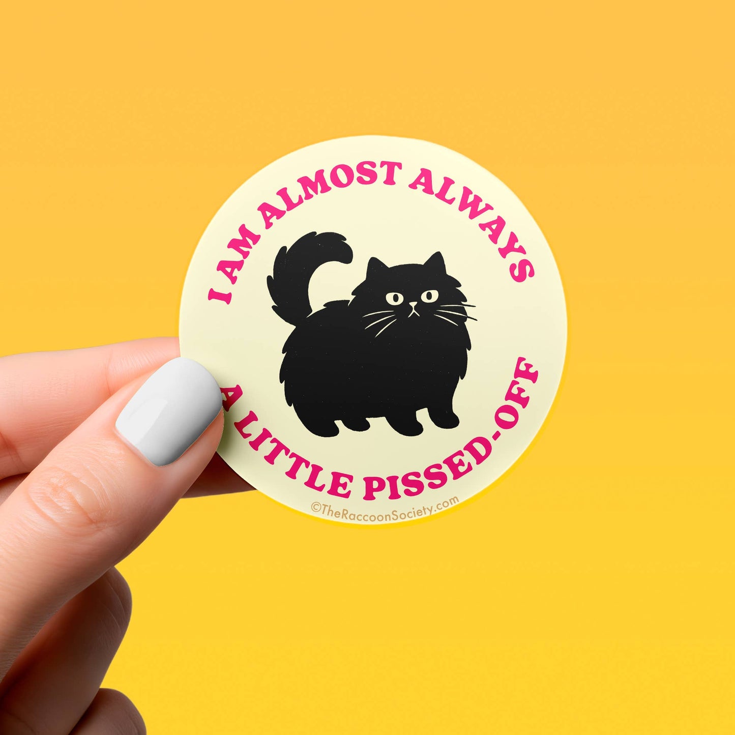 Almost Always Pissed-off Sticker