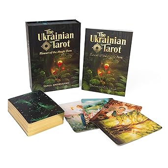 The Ukrainian Tarot: Flower of the Magic Fern (Tarot Kit Box Set with 78 Cards and Guide Book)
