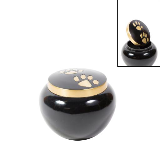 Paw Print Memorial Urn 4"