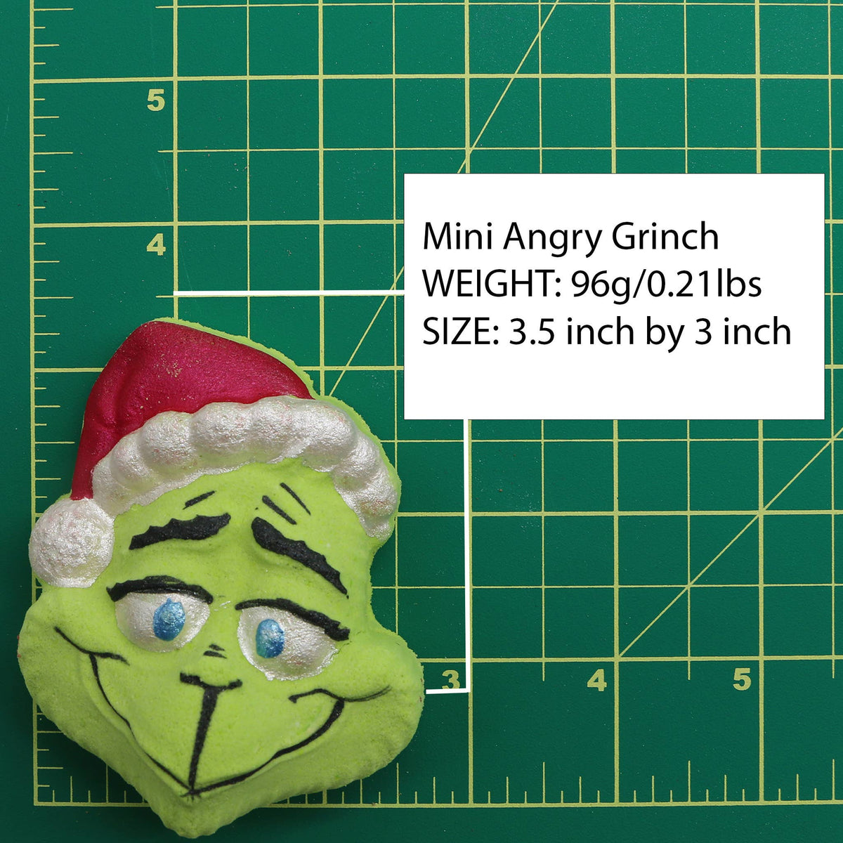 Christmas Grinning Grump Bath Bomb: Small