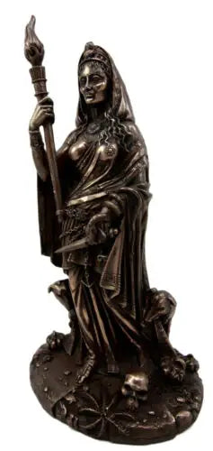 Bronze Finish Goddess Hecate Statue