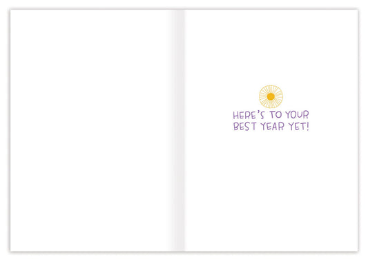 Colourful Wishes Birthday Card