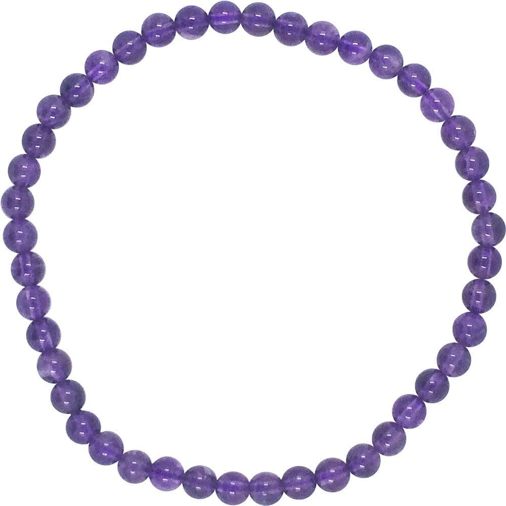 Amethyst Beaded Bracelet