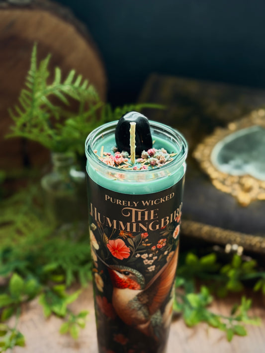 The Hummingbird : Messages From Spirit - Pillar Prayer Candle