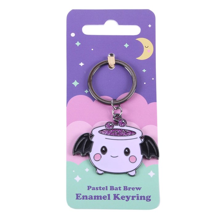 Pastel Brew Cauldron Keyring