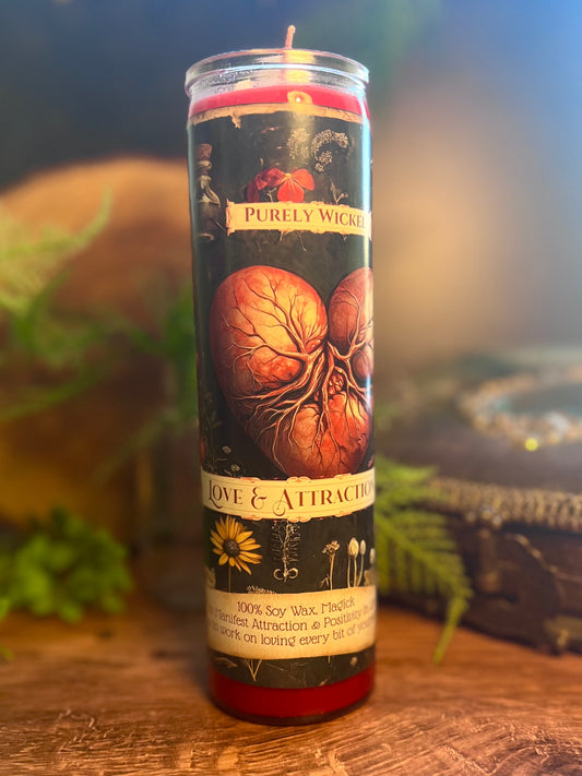 Pillar Prayer Candle - Love and Attraction