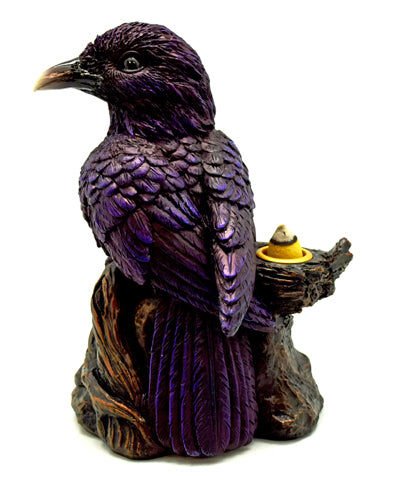 Raven Backflow Incense Burner