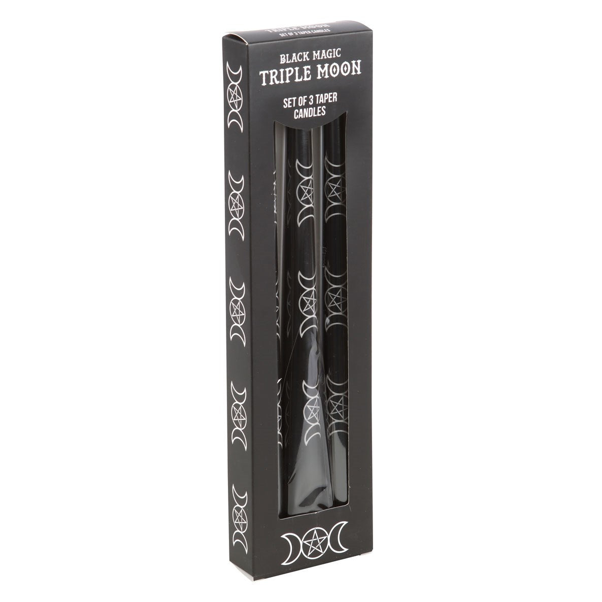 Triple Moon Taper Candles - Set of 3