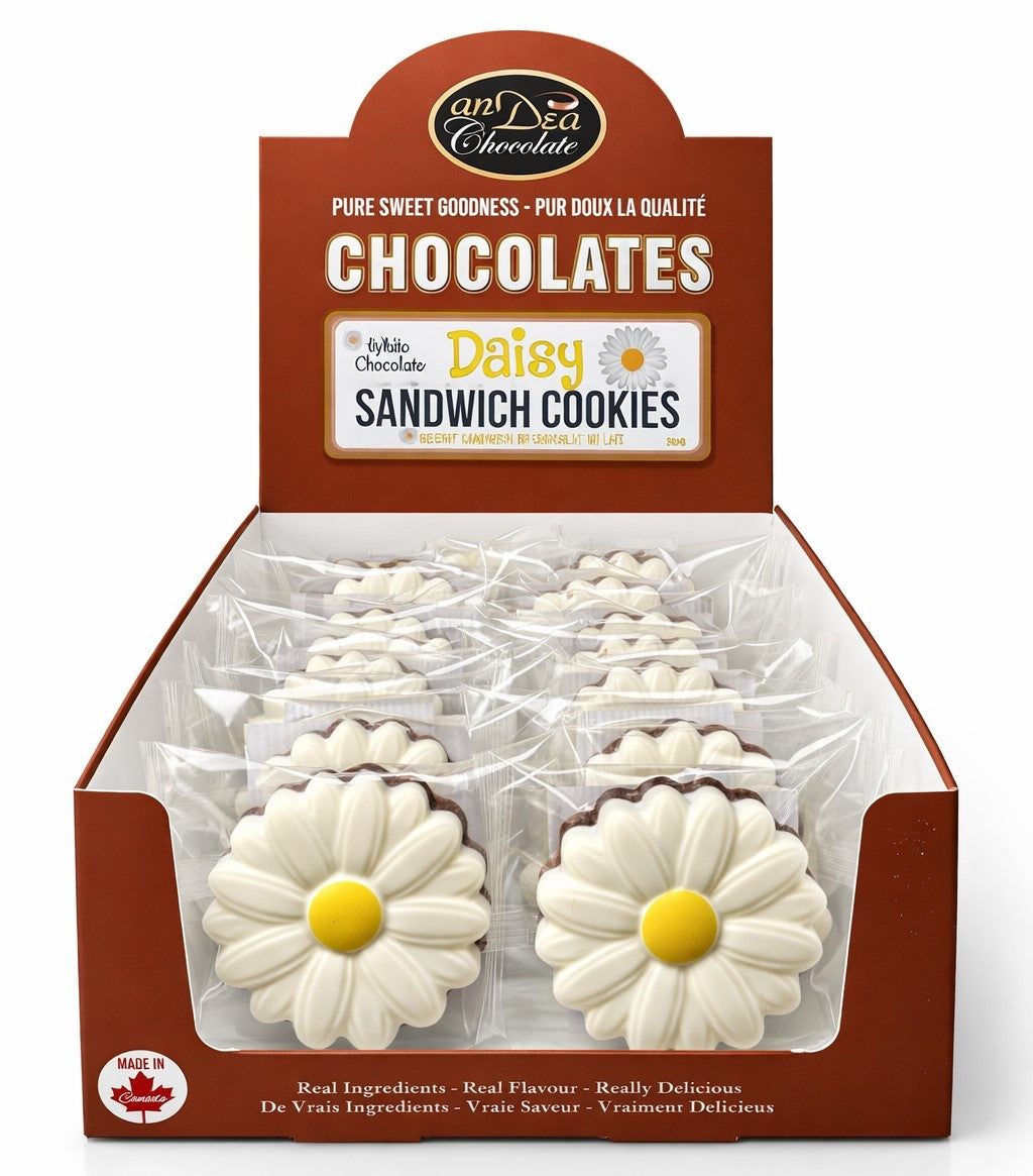 Daisy Chocolate Sandwich Cookie