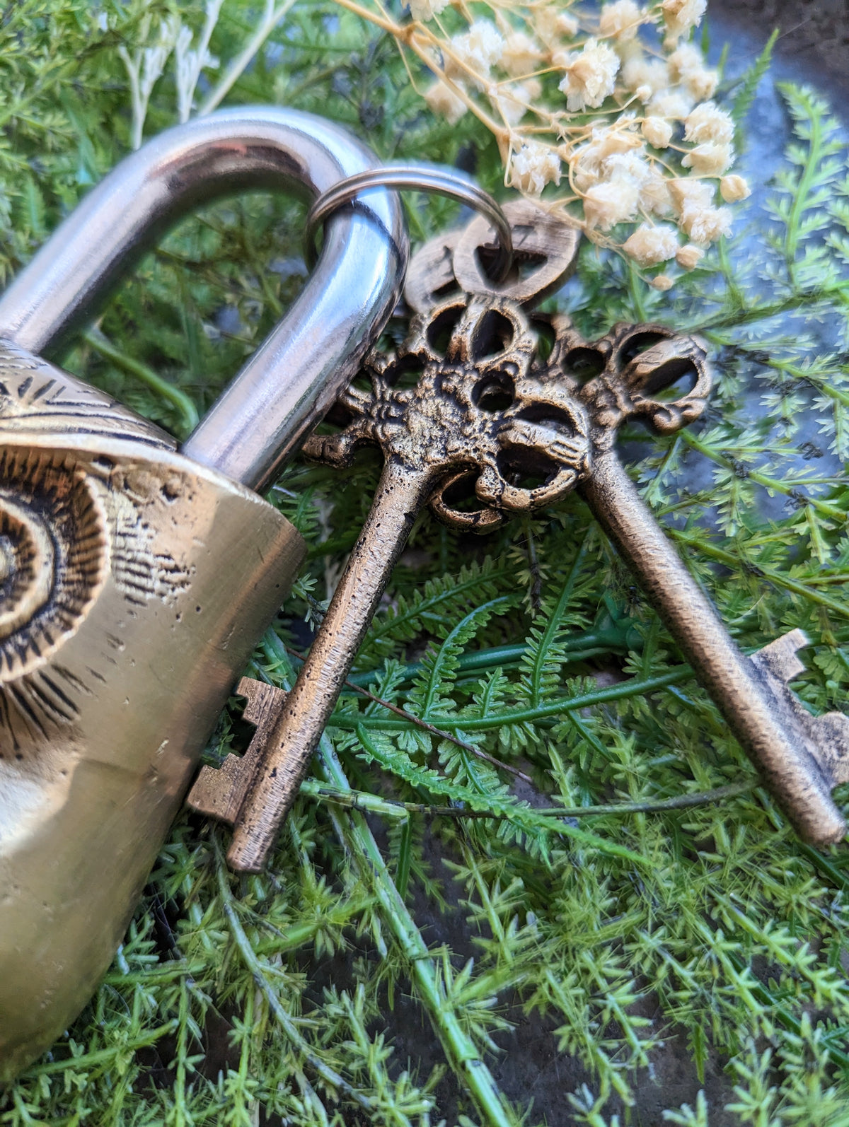 Old Brass Padlock -  Canada