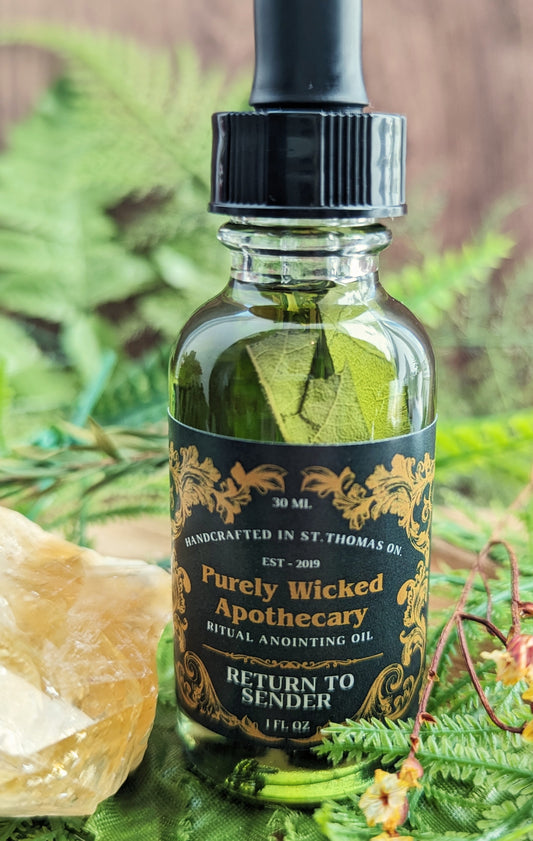 Return To Sender Ritual Anointing Oil