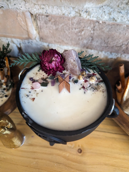 Cauldron Candles Cast Iron