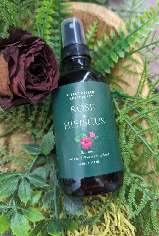 Rose & Hibiscus - Skin Toner & Refresher