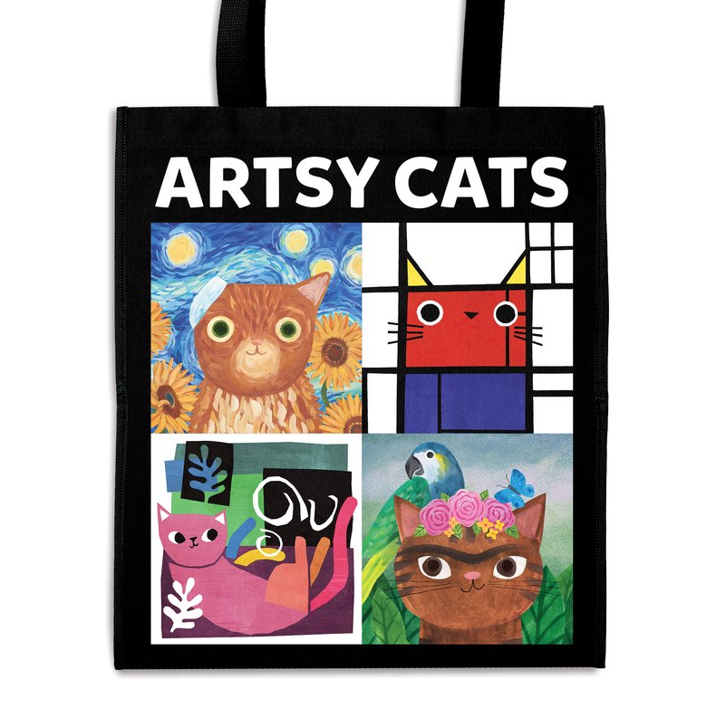 Artsy Cats Reusable Shopping Bag