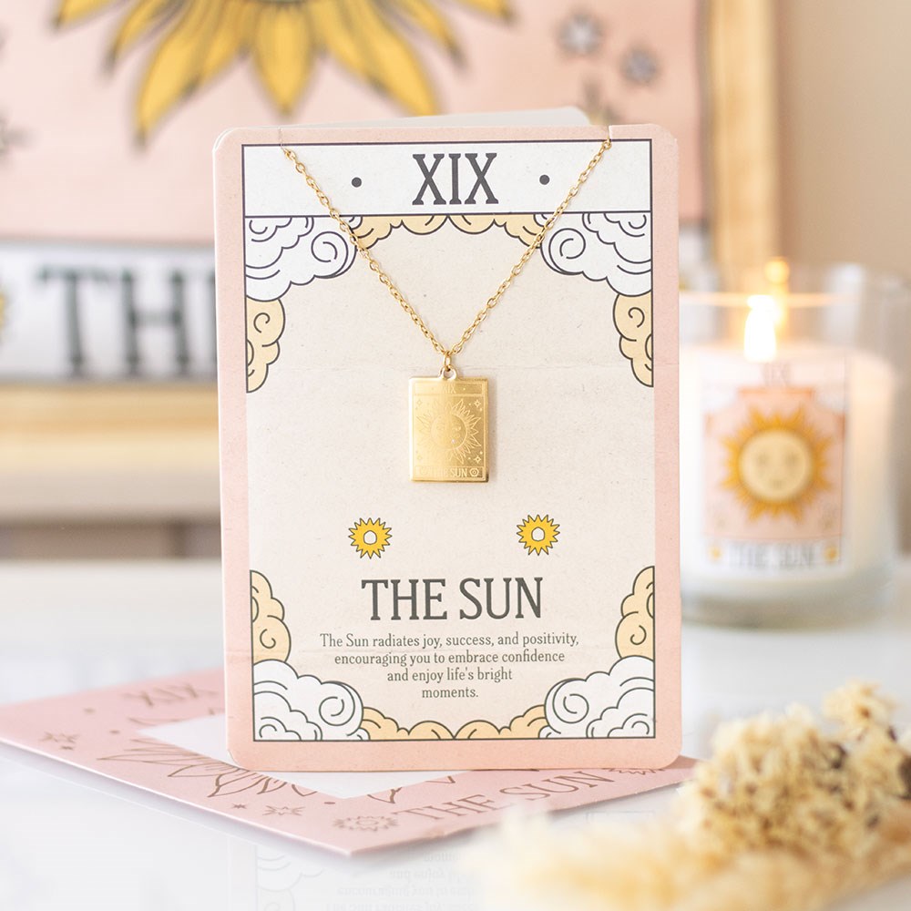 The Sun Vintage Tarot Necklace