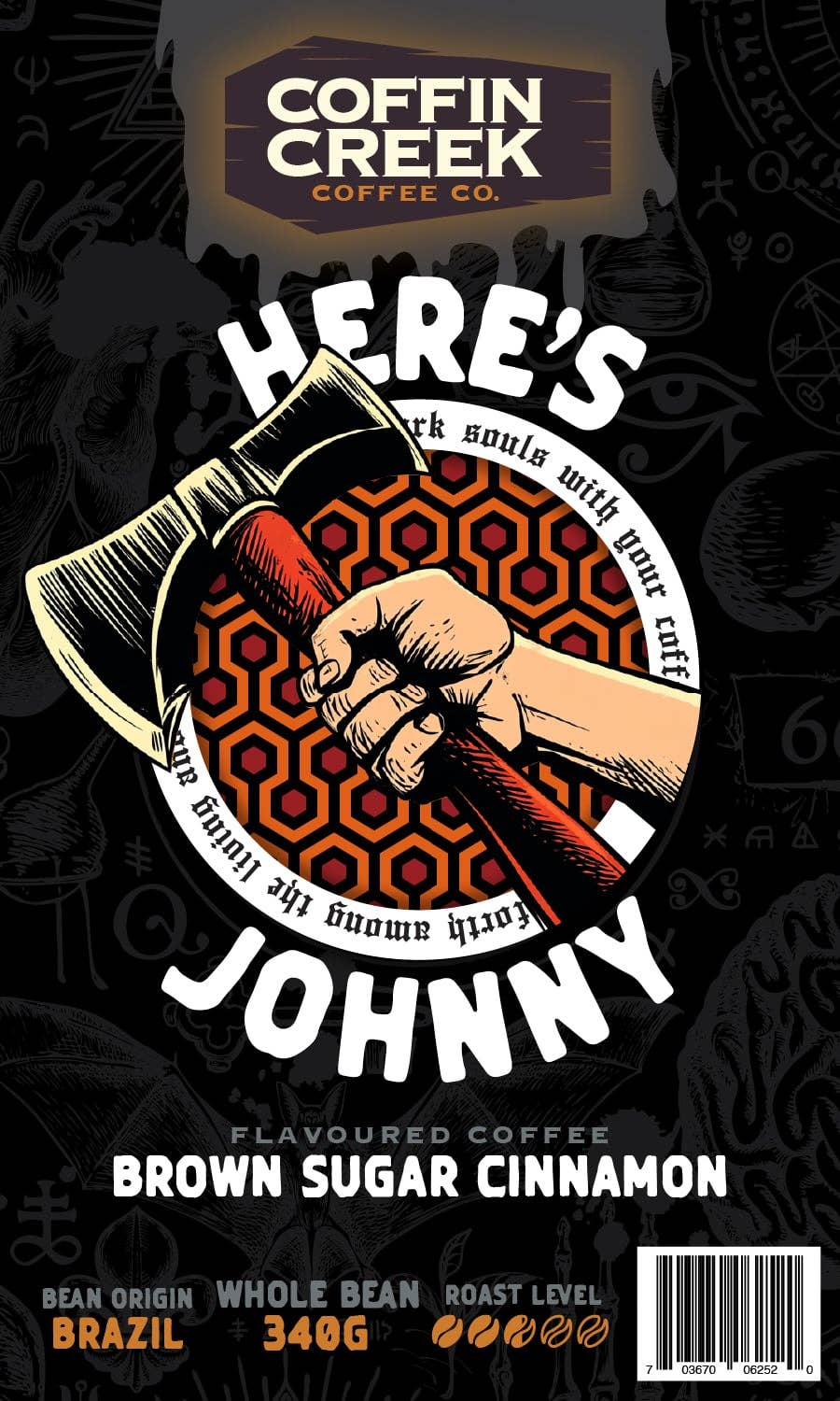 Here's Johnny - Brown Sugar Cinnamon Flavor: Whole Bean
