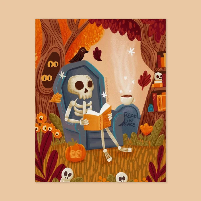 Read in Peace Art Print