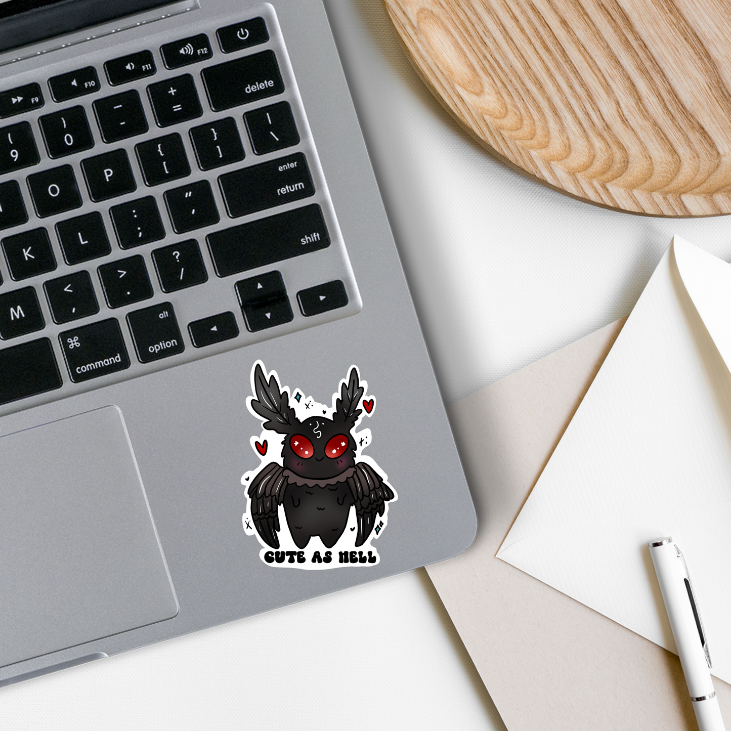 Moth Man | Cryptids | Cryptoid | Waterproof Sticker | 3.3"