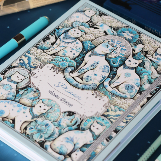 Undated Planner (Celestial Cats)