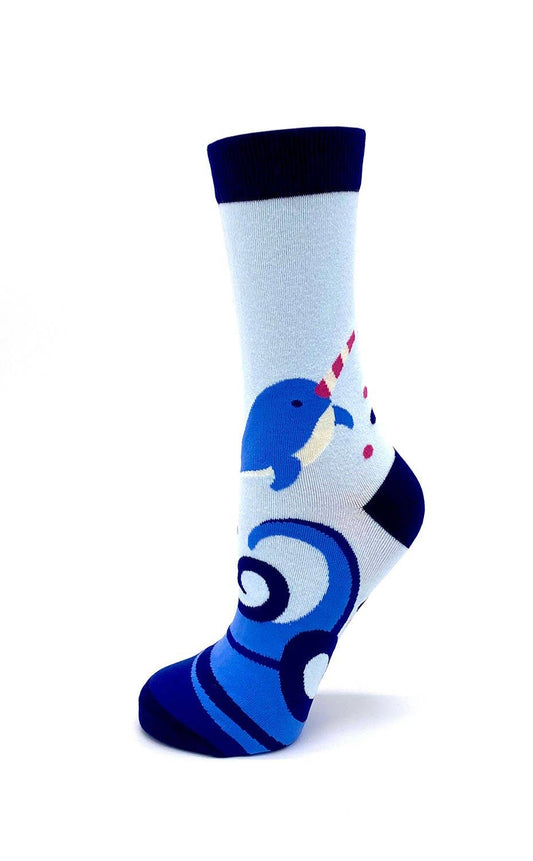 Feeling a Tad Stabby Today Narwhal Women's Crew Socks