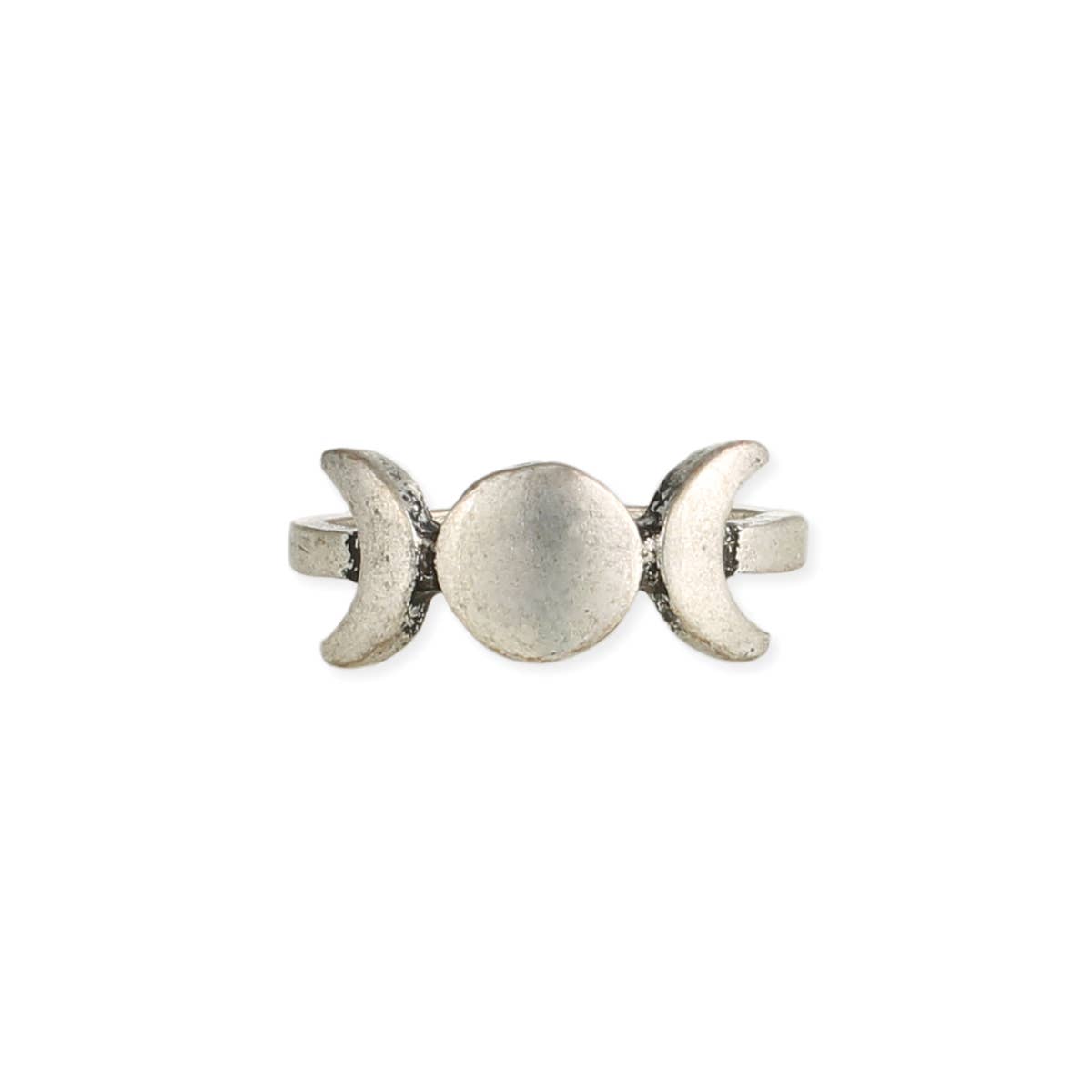 Harvest Moon Silver Moon Phases Ring