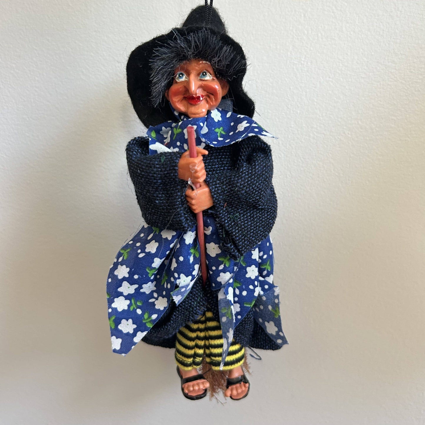 Kitchen Witch Doll Johanna (Blue)