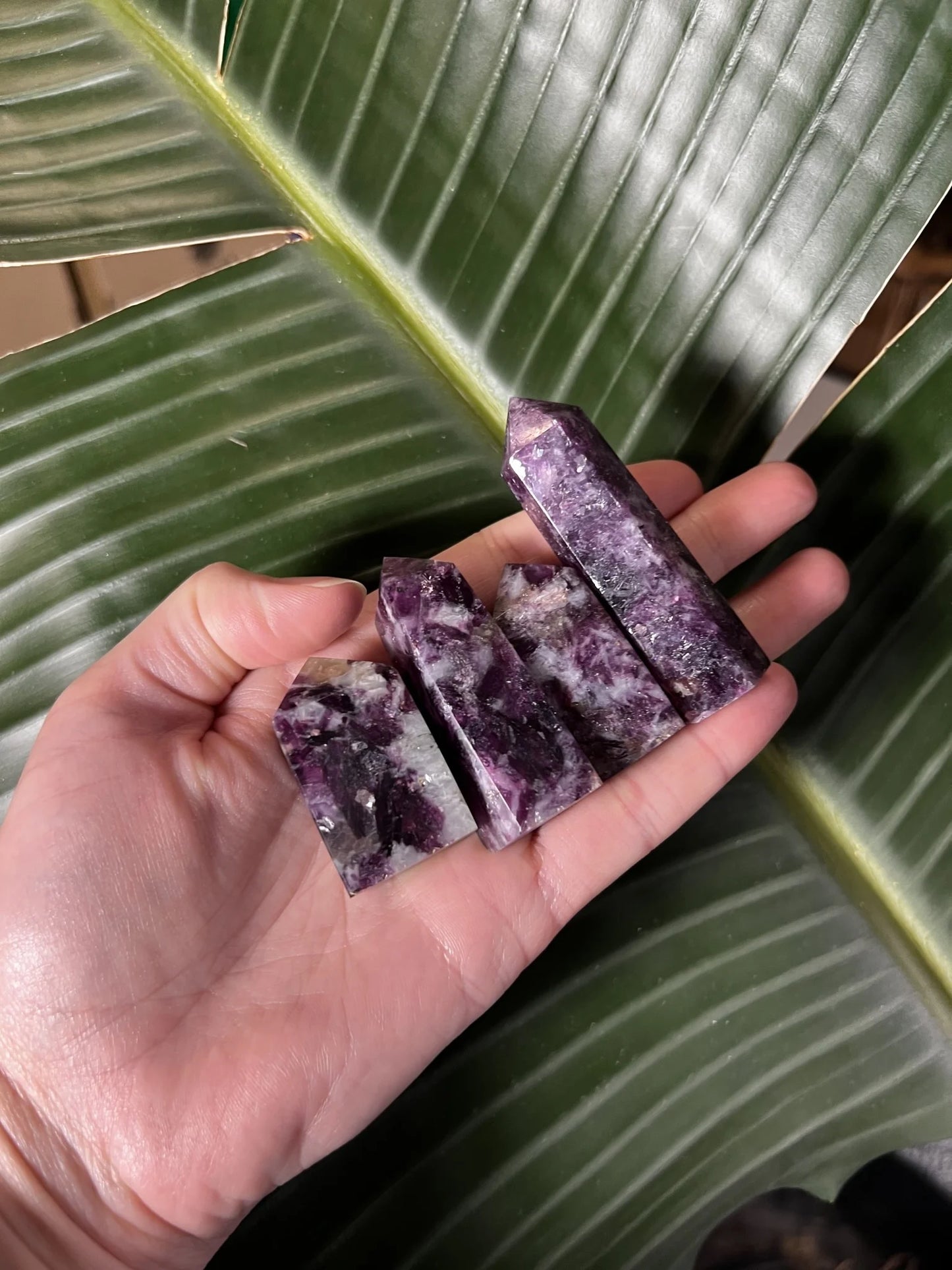 Lepidolite Mica Point