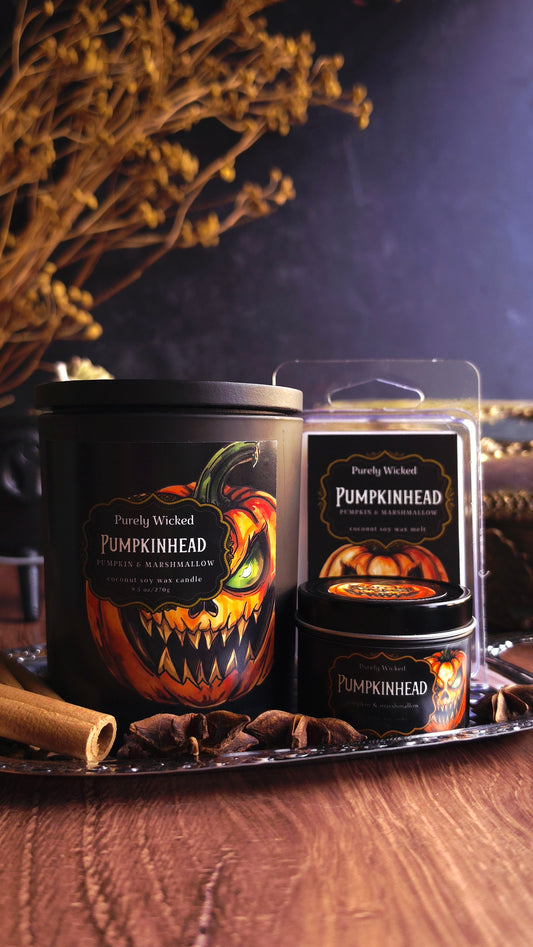 Pumpkinhead Luxury Soy Candle - Fall Collection