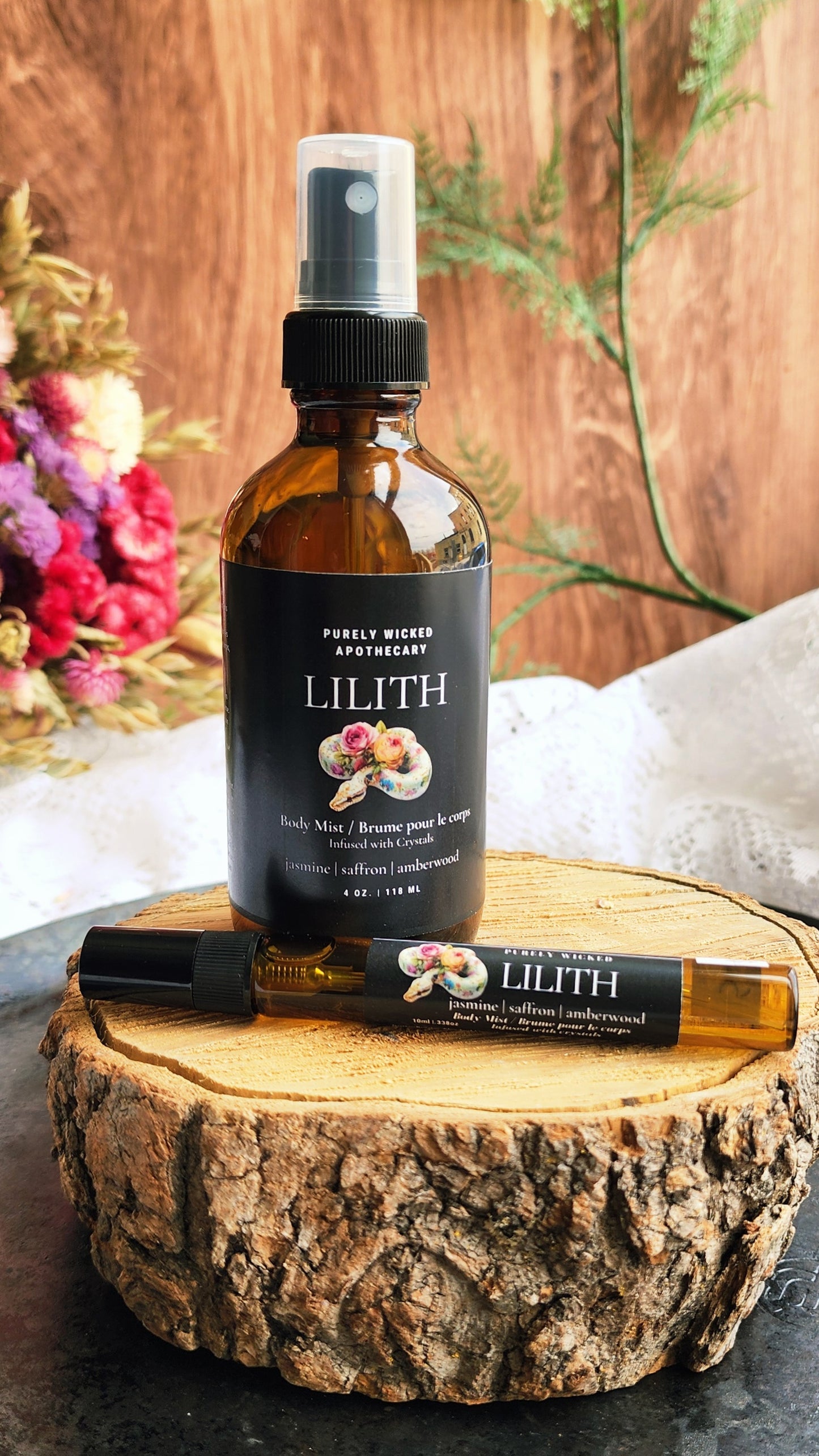 Lilith - Crystal Infused Body Mist NEW!