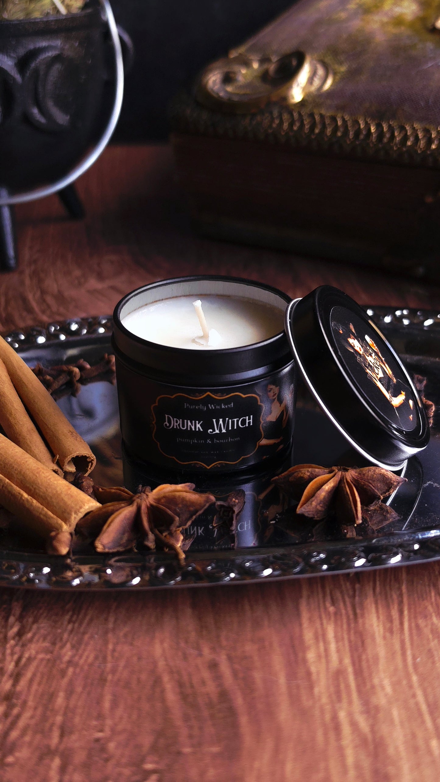 Drunk Witch Luxury Soy Candle - Fall Collection