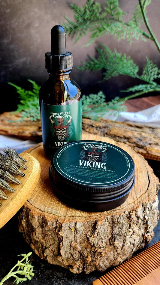 Viking Beard Balm (Creamy Sandalwood + Bergamot)
