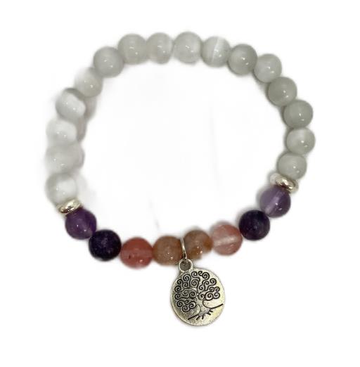 8mm Positive Energy Gemstone Bracelet
