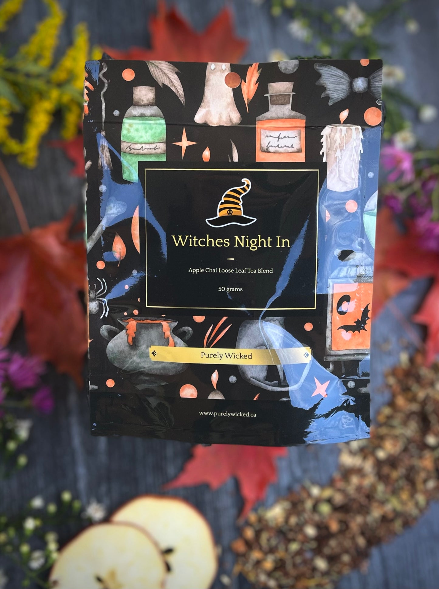 Witches Night In ( Apple Chai ) 50g Organic Tea Blend
