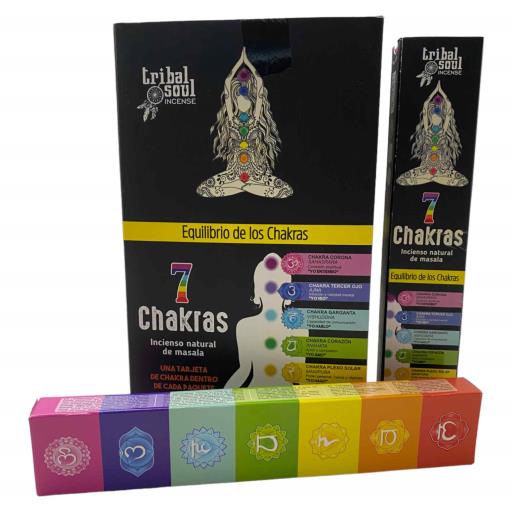 Tribal Soul Seven Chakra (Black) Incense