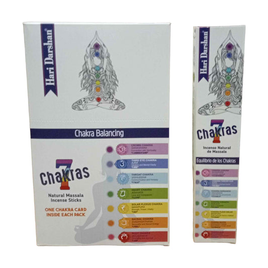 Seven Chakra Assorted Balancing Incense Sticks