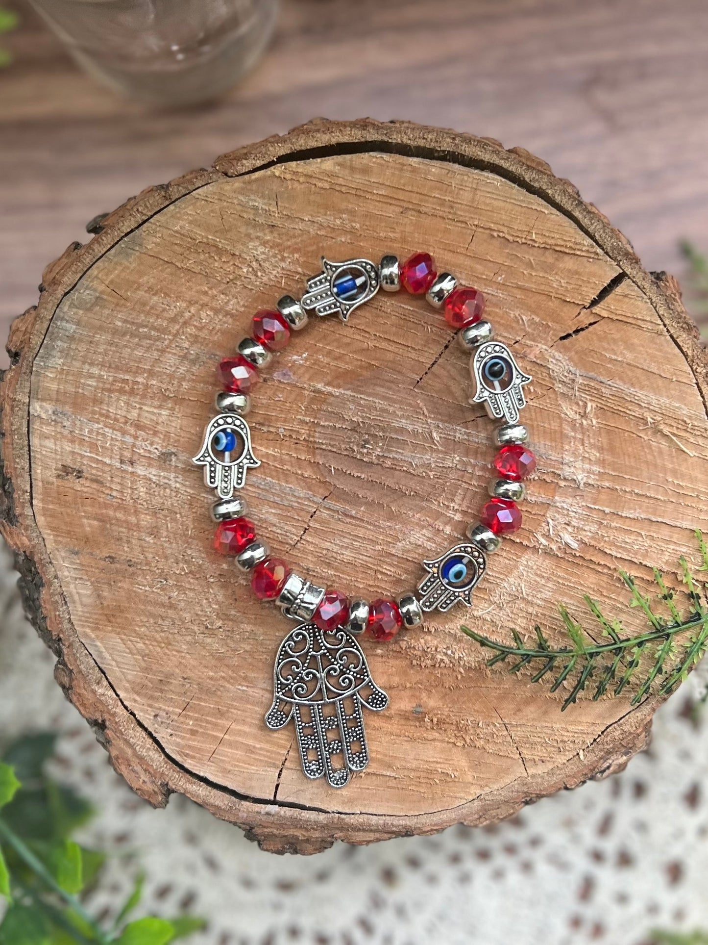 Evil Eye with Fatima Hand Bracelet