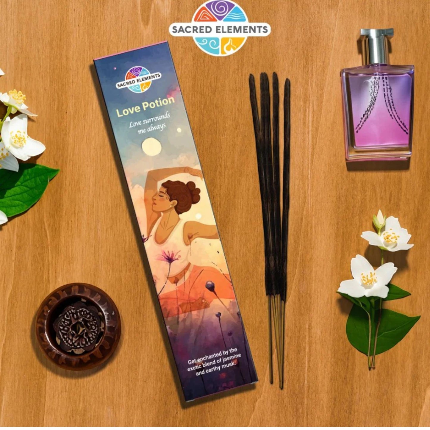 Sacred Elements Love Potion Manifestation Incense